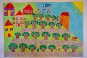 Awarding ceremony of the painting competition