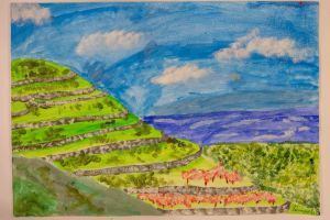 Awarding ceremony of the painting competition